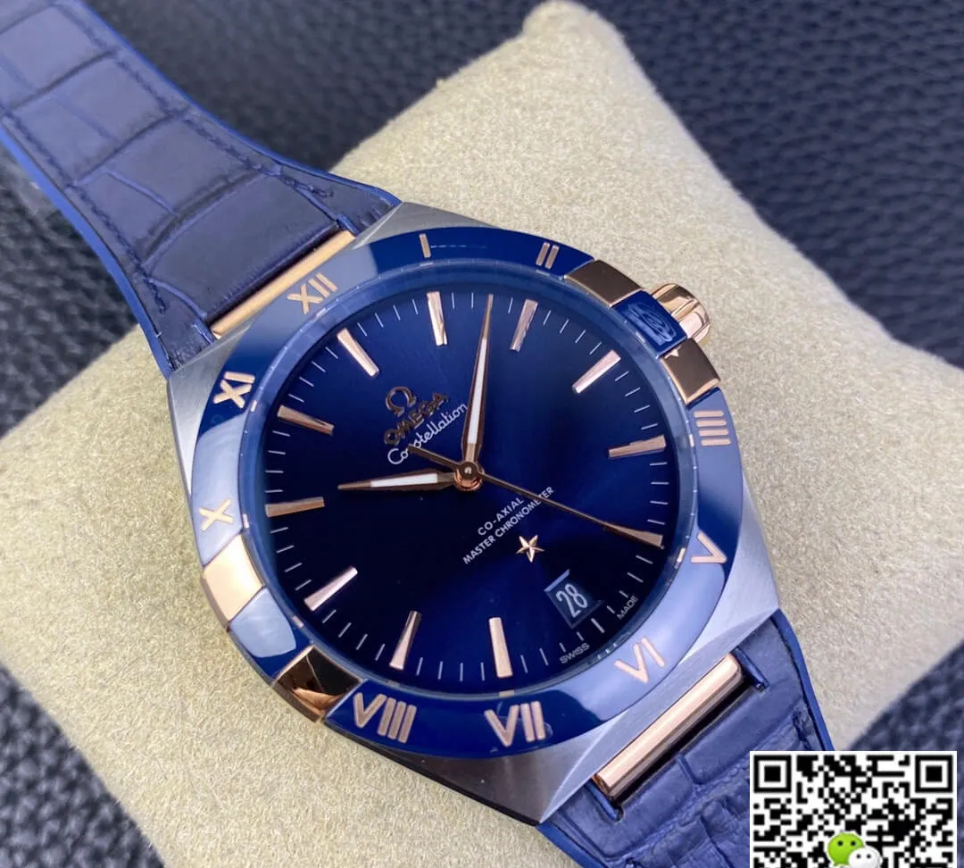 SBF Omega Constellation 131.23.41.21.03.001 VS Factory 1:1 Best Edition Replica Watch Blue Strap